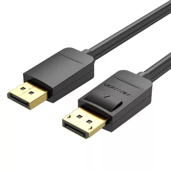 VENTION HACBG DisplayPort kabelis 1,5m Melns