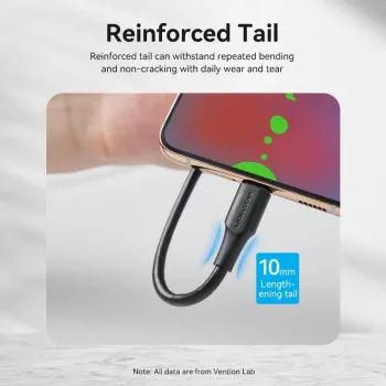 VENTION USB-C to USB 2.0 kabelis 2m Melns CTHBH