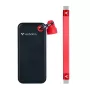 Verbatim 512GB USB-C Pocket SSD, USB 3.2 Gen 2, melns/sarkans 32284