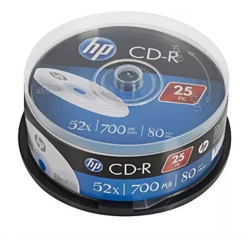 Verbatim HP CD-R 25 gab. vārpsta - 700 MB, 52x, AZO krāsviela