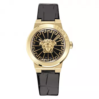 VERSACE V-Motif sieviešu Šveices kvarca pulkstenis VE3F00222 38mm sudraba nerūsējošais tērauds
