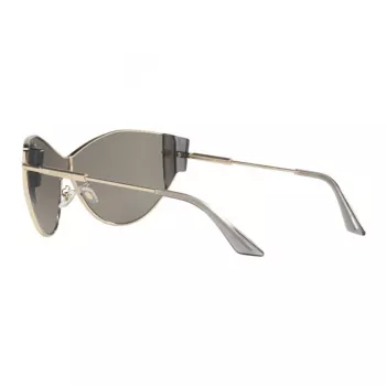 VERSACE VE2239-12526G Sieviešu saulesbrilles, zelta rāmis, pelēki spoguļstikli, 147mm