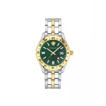 Versace VE7C00623 Vīriešu Pulkstenis 41mm Nerūsējošais Tērauds Zils Ciparnīca Hronogrāfs