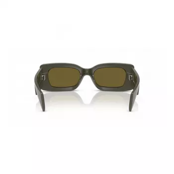 VERSACE Sieviešu saulesbrilles VE4474U549173 Butterfly Cat Eye Havana tumši brūna gradienta 52mm
