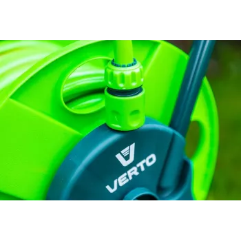 Verto 15G731-30 Dārza šļūtenes ātrsavienotāju komplekts, 1/2 collas, plastmasa, 30 gab., zaļš/melns