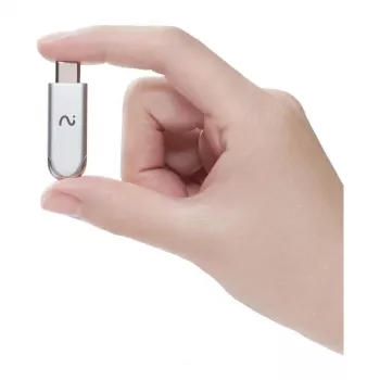 VIAIM Notekit AI Recording Dongle XFVI-D02 (Gray) – AI balss ierakstītājs ar 32GB atmiņu, diviem MEMS mikrofoniem, Bluetooth 5.0, USB-C