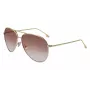 Victoria Beckham VB203S-712 Sieviešu saulesbrilles Zelta rāmis Brūnas gradienta lēcas 62mm
