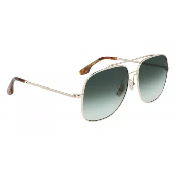 Victoria Beckham VB215S-700 Sieviešu saulesbrilles - Zelts rāmis, Brūns gradients lēcas, 59mm