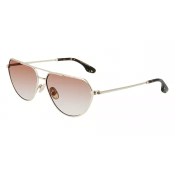 Victoria Beckham VB221S-725 Sieviešu saulesbrilles Havana Acetāts Brūns Gradients 60mm