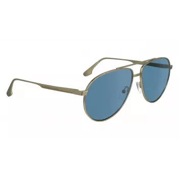Victoria Beckham VB242S6114720 Sieviešu kvadrātveida saulesbrilles Brūns zelta rāmis Brūni gradienta stikli 61/14/140 mm