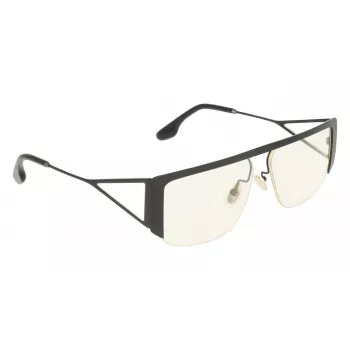 Victoria Beckham VB250S5913001 Sieviešu lielizmēra kvadrātveida saulesbrilles - Melns rāmis, pelēks gradients stikls 59mm