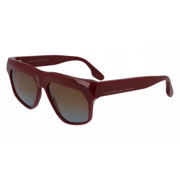 Victoria Beckham VB603S-604 Sieviešu saulesbrilles - Kvadrātveida oversized acetāta rāmis 56/15/145 mm