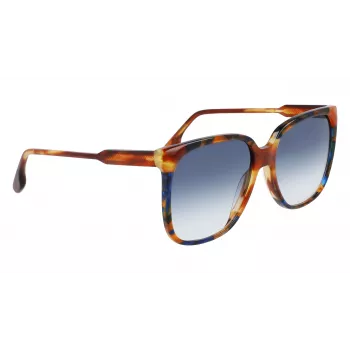 Victoria Beckham VB610SCB-212 Sieviešu saulesbrilles Havana acetāts Butterfly rāmis Brūnas gradienta lēcas 59mm