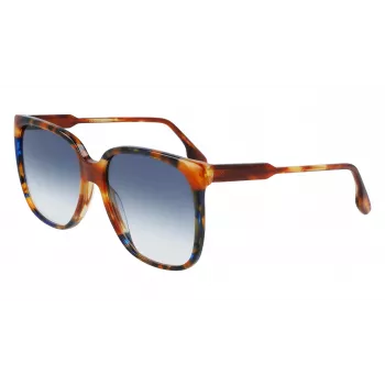 Victoria Beckham VB610SCB-212 Sieviešu saulesbrilles Havana acetāts Butterfly rāmis Brūnas gradienta lēcas 59mm