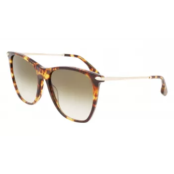 Victoria Beckham VB636S-221 Sieviešu saulesbrilles Havana Brown 58mm