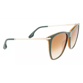 Victoria Beckham VB636S-342 Sieviešu saulesbrilles - Havana bruņurupuča rāmis, Brūnas gradienta lēcas, 58mm