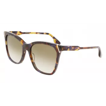 Victoria Beckham VB640S-418 Butterfly saulesbrilles Blue Gradient