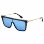 Victoria Beckham VB650S5319003 Sieviešu kvadrātveida acetāta saulesbrilles, Melna/Pelēka, 53/19/140 mm