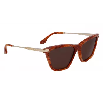 Victoria Beckham VB663S-238 Sieviešu saulesbrilles Havana Brūns Gradients 57mm