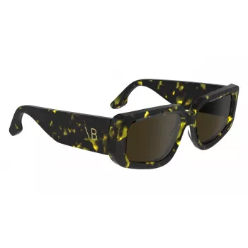 Victoria Beckham VB670S5417012 Sieviešu saulesbrilles - Melns acetāta rāmis, pelēkas lēcas, 54/17/145 mm