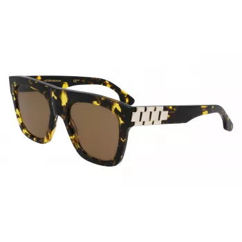 Victoria Beckham VB675S5220012 Sieviešu saulesbrilles, melns acetāta rāmis, tumši pelēkas polikarbonāta lēcas, 52mm