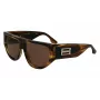 Victoria Beckham VB676S Sieviešu Saulesbrilles - Havana Brūns Acetāta Rāmis ar Brūnām Gradienta Lēcām - 55/14/145 mm
