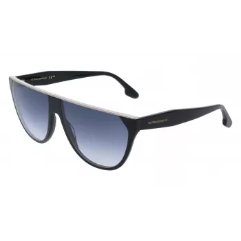 Victoria Beckham VB682S Saulesbrilles Sievietēm Melns Acetāts Pelēkas Lēcas 61mm