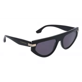 Victoria Beckham VB685S 5618001 Saulesbrilles Sievietēm Melnas Pelēkas Ģeometriskas Acetāts UV400