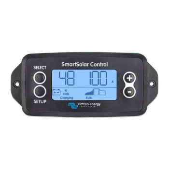 Victron Energy SmartSolar Control Screen - tālvadības displejs MPPT lādētājkontrolleriem, VE.Direct, LCD, iebūvējams