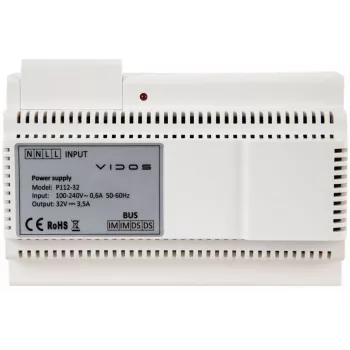 VIDOS 2IP P112-32 Barošanas bloks 24V 2A DIN sliedei