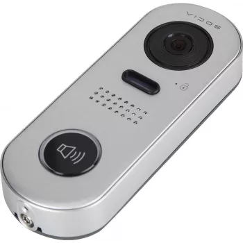 VIDOS DUO S1001 Durvju stacija - Full HD 1080p, 2-vadu, IP65, Sudrabs/Pelēks