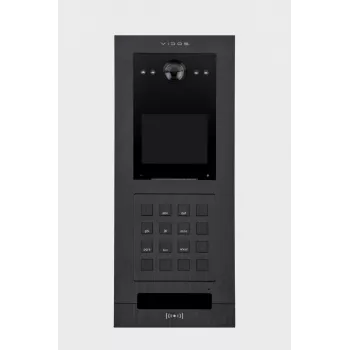 VIDOS IPX S110 āra panelis – IP video durvju stacija ar 2MP kameru, PoE, IP65