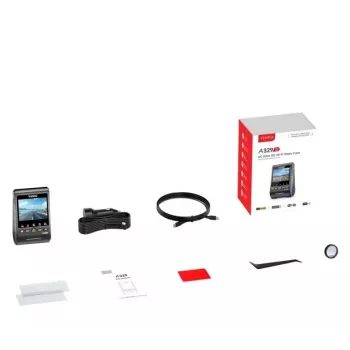 VIOFO A329S 1CH GPS 4K UHD Dash Camera ar Sony STARVIS 2 IMX678, iebūvēts GPS, Wi-Fi, Parking Mode, 2,4 collu LCD, Super kondensators, līdz 512GB