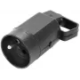 Viplast 315-05 pārnēsājamā iezemētā ligzda ar rokturi, 2P+Z, 16 A, 250 V, IP20, melna