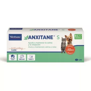 Virbac Anxitane 30 košļājamās tabletes suņiem un kaķiem – L-teanīna nomierinošs papildbarība