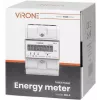 Virone EM-3 Trīsfāzu enerģijas skaitītājs, 80A, 3 moduļi, DIN sliedei TH-35mm