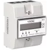 Virone EM-3 Trīsfāzu enerģijas skaitītājs, 80A, 3 moduļi, DIN sliedei TH-35mm