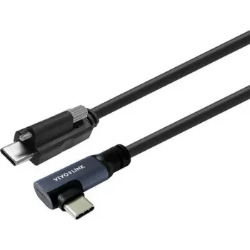 Vivolink USB-C to USB-C vads ar leņķa savienotāju profesionālai lietošanai (PROUSBCMMS8A)