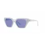 VOGUE VO5376S291976 Sieviešu kaķacs formas saulesbrilles caurspīdīgi brūnas 51mm