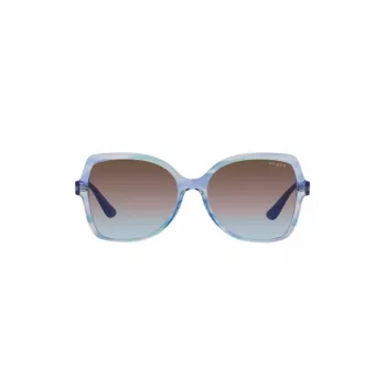 VOGUE VO5488S306048 Sieviešu kaķacs formas saulesbrilles Havana brūns gradients 56mm