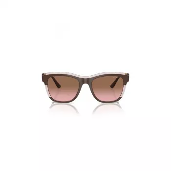 VOGUE VO5557S313614 Sieviešu saulesbrilles - Caurspīdīgi pelēks rāmis, tumši pelēkas lēcas, 54mm