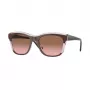 VOGUE VO5557S313614 Sieviešu saulesbrilles - Caurspīdīgi pelēks rāmis, tumši pelēkas lēcas, 54mm
