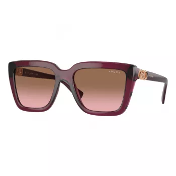 VOGUE VO5575SB29891 Sieviešu taisnstūra saulesbrilles Havana brūns gradients 55mm