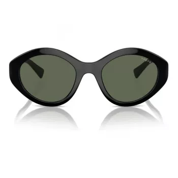 VOGUE VO5576SBW4471 Sieviešu tauriņveida saulesbrilles – Havana propionāta rāmis, brūnas gradienta lēcas, 52 mm