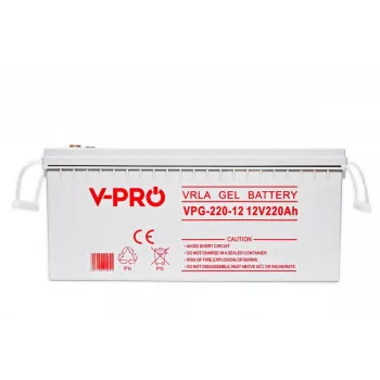 Volt Polska Gel VPRO Solar 12V 220Ah Akumulators