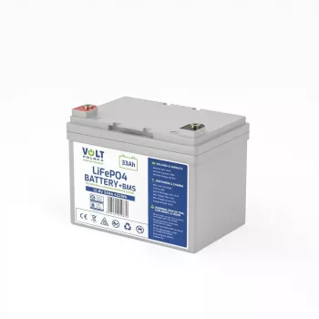 VOLT POLSKA LiFePO4 Battery 12,8V 33Ah 30A