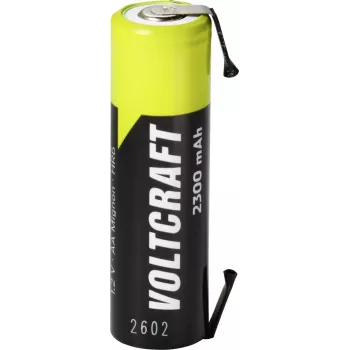 VOLTCRAFT AA akumulators NiMH 1,2V 2300mAh High-Current ar U lodēšanas izvadu, gatavs lietošanai, 1 gab. VC-17666045