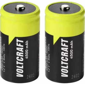 VOLTCRAFT Baby (C) NiMH akumulatoru baterijas 4500 mAh 1,2 V, uzreiz lietojamas, 2 gab. VC-17275485