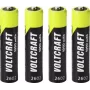 VOLTCRAFT Micro (AAA) NiMH akumulatori 1050 mAh 1,2 V, uzreiz lietojami, 4 gab. (VC-17275425)
