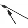 VOLTCRAFT MSB-100 melns 1m testa vads 4mm banānu spraudnis uz 4mm banānu spraudni CAT III 1000V CAT IV 600V 19A VC-15443090